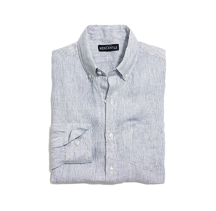 J.Crew Factory Slim linen shirt.