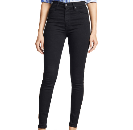 Levi's Mile High Skinny Jeans.