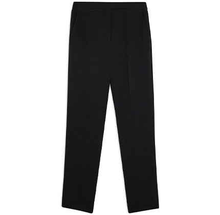 Black Short Cigarette Trousers.