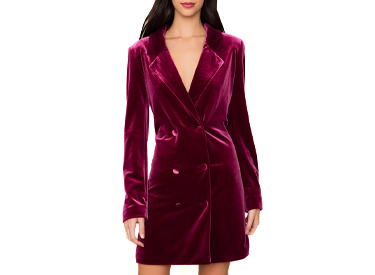 Yumi Kim SUIT UP VELVET DRESS.