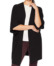 Amazon Brand - Lark & Ro Women's Oversized Drapey Open Cardigan.