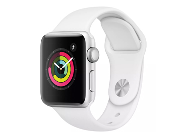 Apple Watch Series 3 (GPS) 38mm Aluminum Case.