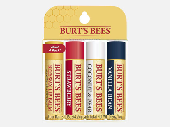 Burt's Bees Natural Moisturizing Lip Balm, Multipack.