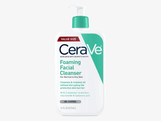 CeraVe Foaming Facial Cleanser.