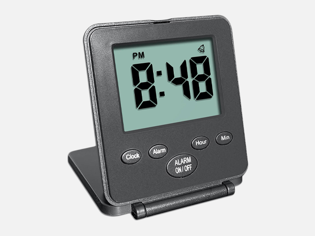 Digital Travel Alarm Clock.