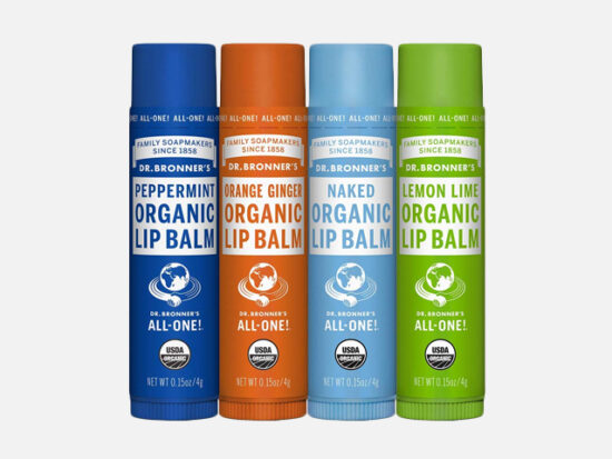 Dr. Bronner's Organic Lip Balm.