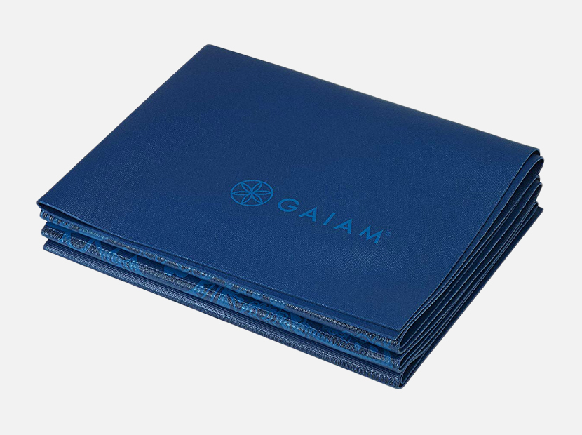 Gaiam Yoga Mat Folding Travel Fitness & Exercise Mat.