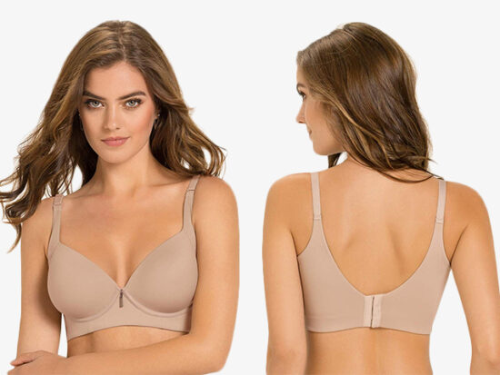 Leonisa High Profile Push Up Bra with Full Coverage.