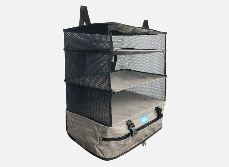 Stow-N-Go Portable Luggage System.