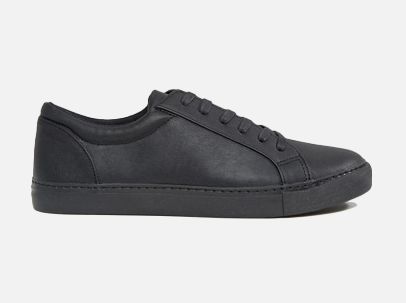 ASOS DESIGN sneakers in black.