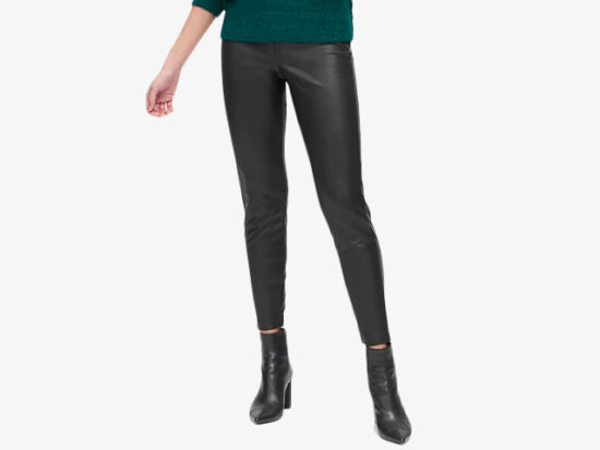 Devon Legging-Fit Vegan Leather Pant.