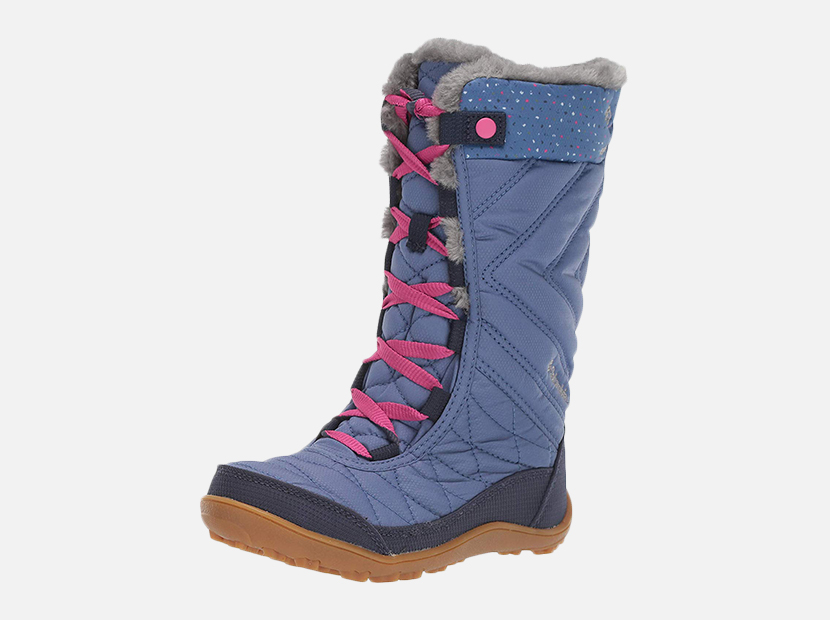 Columbia Kids' Youth Minx Mid Iii Print Omni-Heat Snow Boot.