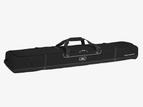 HIGH SIERRA DELUXE WHEELED DOUBLE SKI BAG.