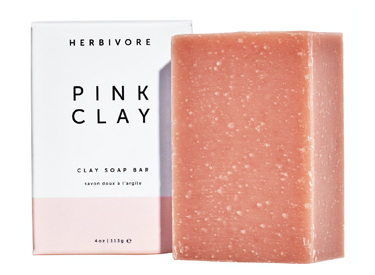Herbivore - Natural Pink Clay Cleansing Soap Bar.