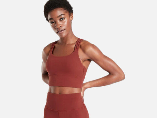 Athleta Hyper Focused Longline Bra A-C.