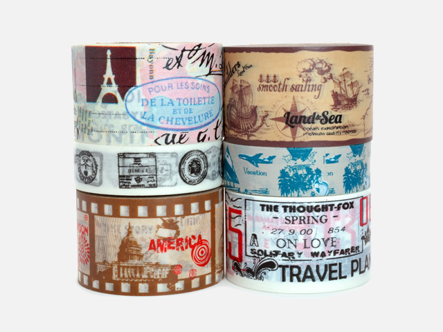 Crafty Rabbit Vintage Travel Washi Tape.