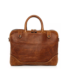 Frye Logan Slim Leather Briefcase.