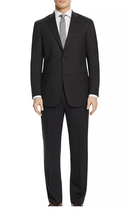 Hart Schaffner Marx Solid Basic New York Classic Fit Suit.