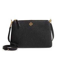 Kira Pebbled Leather Wallet Shoulder Bag TORY BURCH.