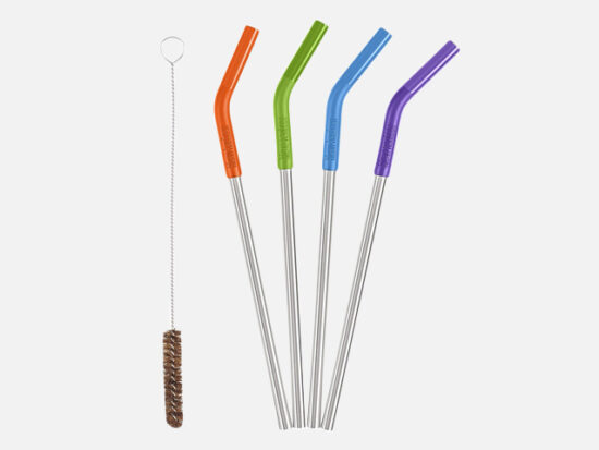 Klean Kanteen 5 Piece Stainless Steel Straw Set.