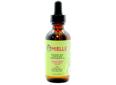Mielle Rosemary Mint Scalp & Hair Strengthening Oil.