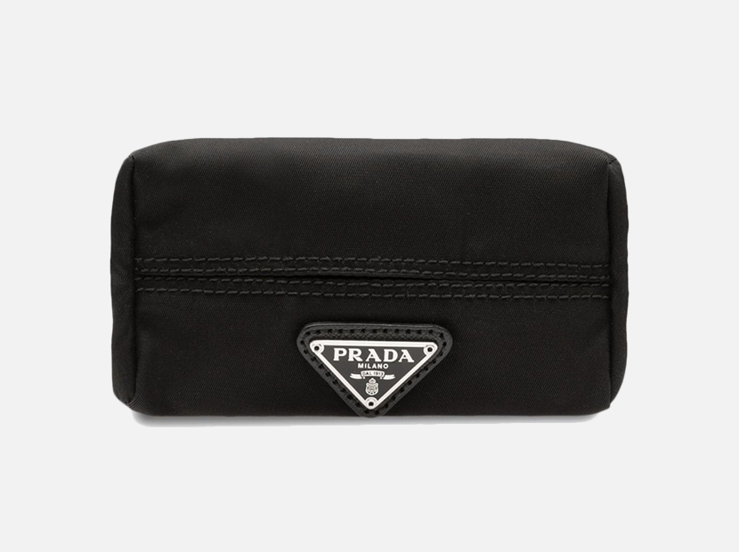 PRADA Fabric Travel Tissue Holder.