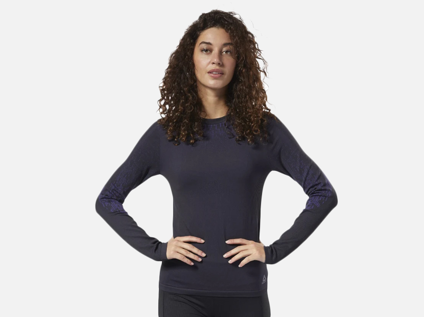 Women's Winter Warm Base Layer Fitness Gym Shirt Basic Thermal Long Sleeves Top 