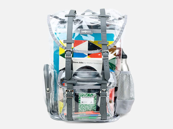 SMARTY Heavy Duty Clear Backpack.