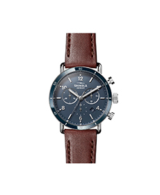 The Canfield Chrono Leather Strap Watch, 40mm SHINOLA.