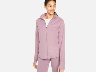 Old Navy Women's Micro Performance Fleece Zip Jacket.