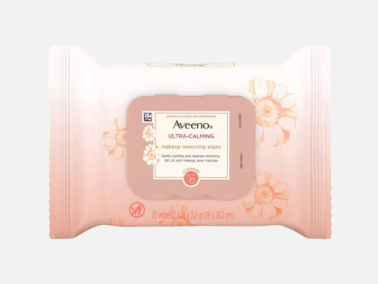 Aveeno Ultra-Calming Cleansing Makeup Removing Wipes.