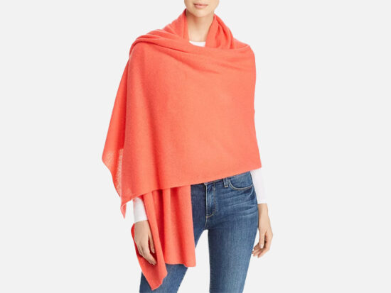 C by Bloomingdale's Cashmere Travel Wrap.