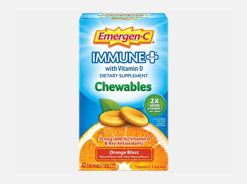 Emergen-C Chewable Vitamin D Dietary Supplement.