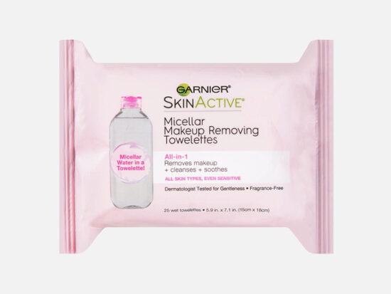 Garnier SkinActive Micellar Makeup Remover Wipes.