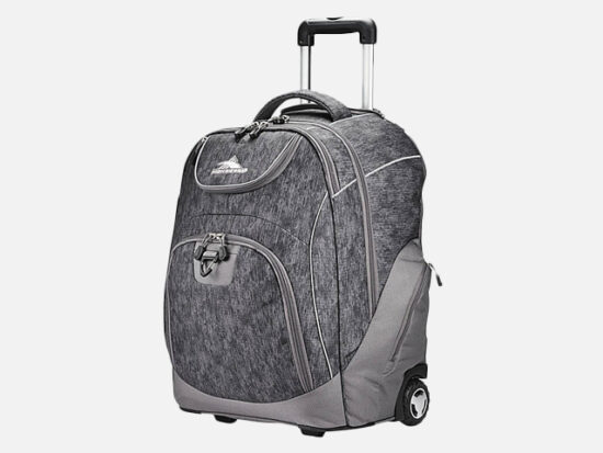 High Sierra Powerglide Rolling Laptop Backpack.