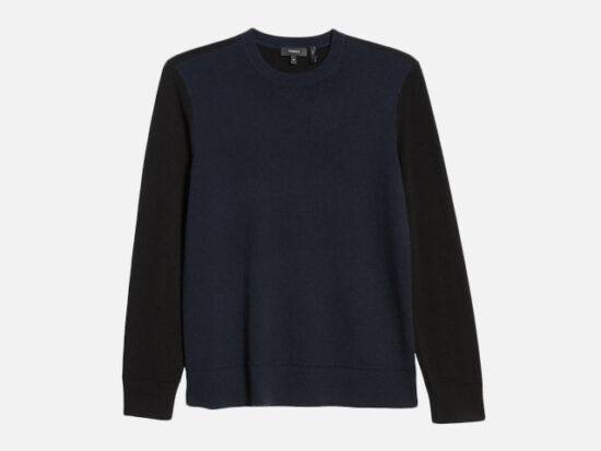 Hilles Standard Fit Crewneck Cashmere Sweater THEORY.