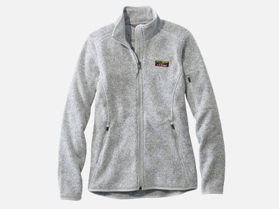 L.L.Bean Sweater Fleece Full-Zip Jacket.