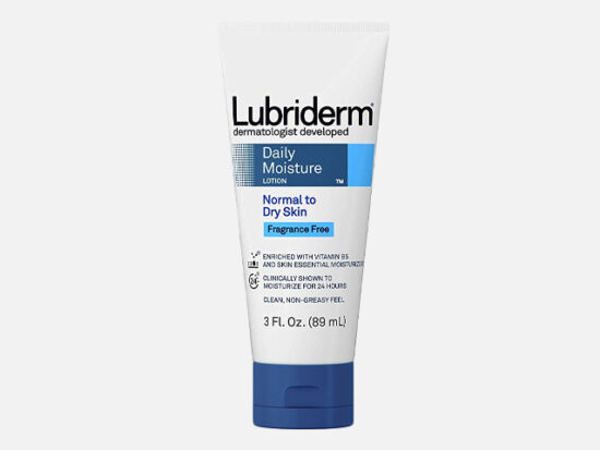 Lubriderm Daily Moisture Hydrating Unscented Body Lotion.