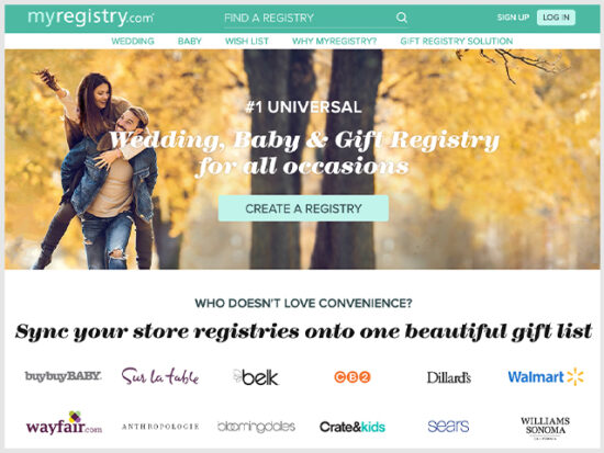 MyRegistry Wedding Registry.