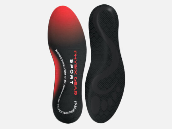 Physix Gear Sport Full Length Orthotic Inserts with Arch Support.
