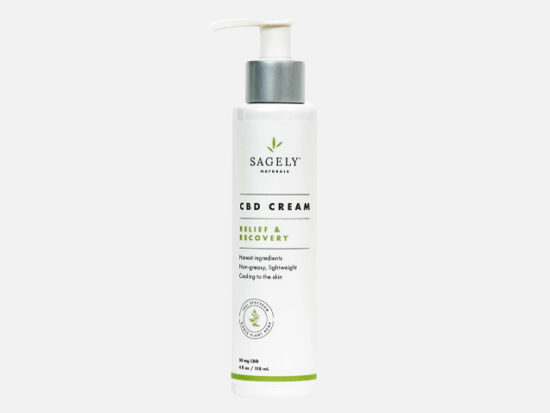 Relief & Recovery CBD Cream SAGELY NATURALS.