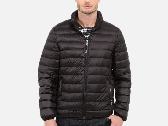 Tumi Men's Patrol Packable Travel Puffer Jacket.