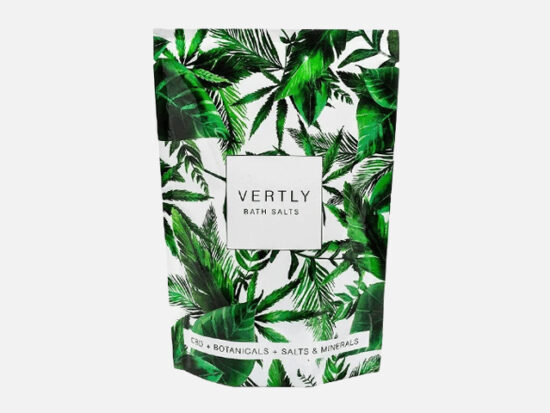 Vertly CBD Infused Bath Salts.