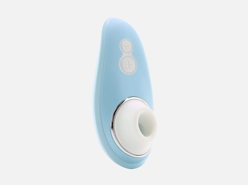 Womanizer Liberty Clitoral Stimulator in Powder Blue.