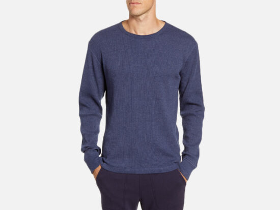 Adam Waffle Knit Long Sleeve T-Shirt UGG.