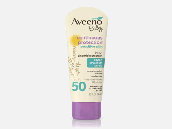 Aveeno Baby Continuous Protection Zinc Oxide Mineral Sunscreen - SPF 50.