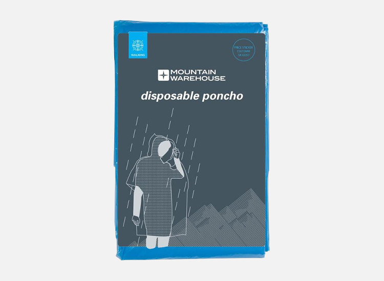 Disposable Unisex Poncho.