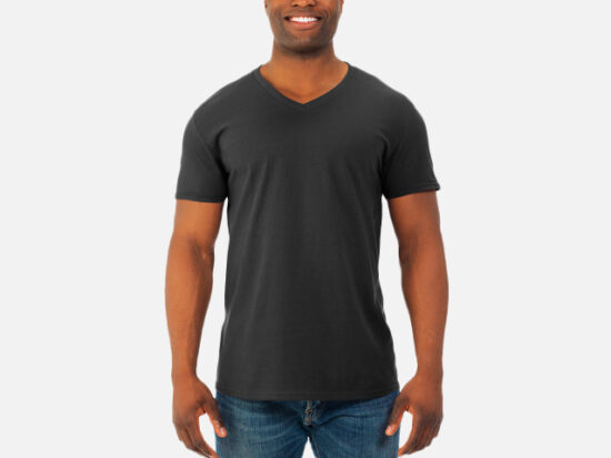 Fruit of the Loom Mens' and Big Men's Soft Short Sleeve Lightweight V Neck T-Shirt - 4 Pack.