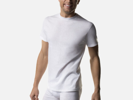Hanes Men's Comfortsoft Cotton Tagless T-Shirts, 3 Pack.