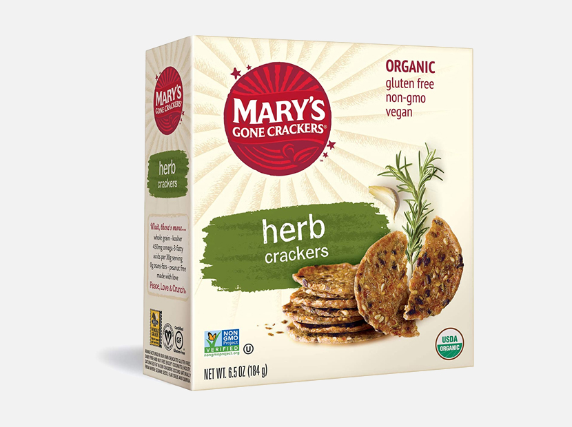 Mary's Gone Crackers Herb Crackers.